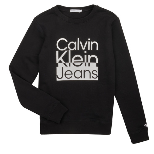 Calvin Klein Jeans - BOX LOGO SWEATSHIRT - Noir