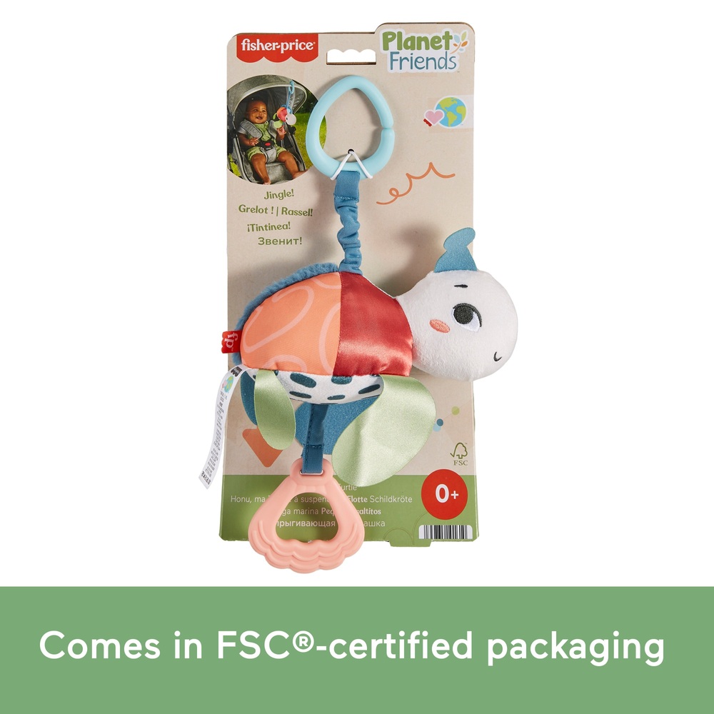 Fisher-Price Planet Friends Sea Me Hüpfschildkröte Spielzeug