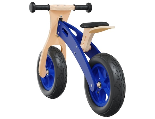 VIDAXL - Draisienne Vélo d'équilibre pour enfants avec pneus pneumatiques bleu