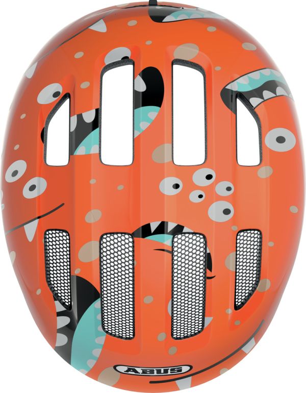 Abus Smiley 3.0 Cykelhjelm, Orange Monster Shiny