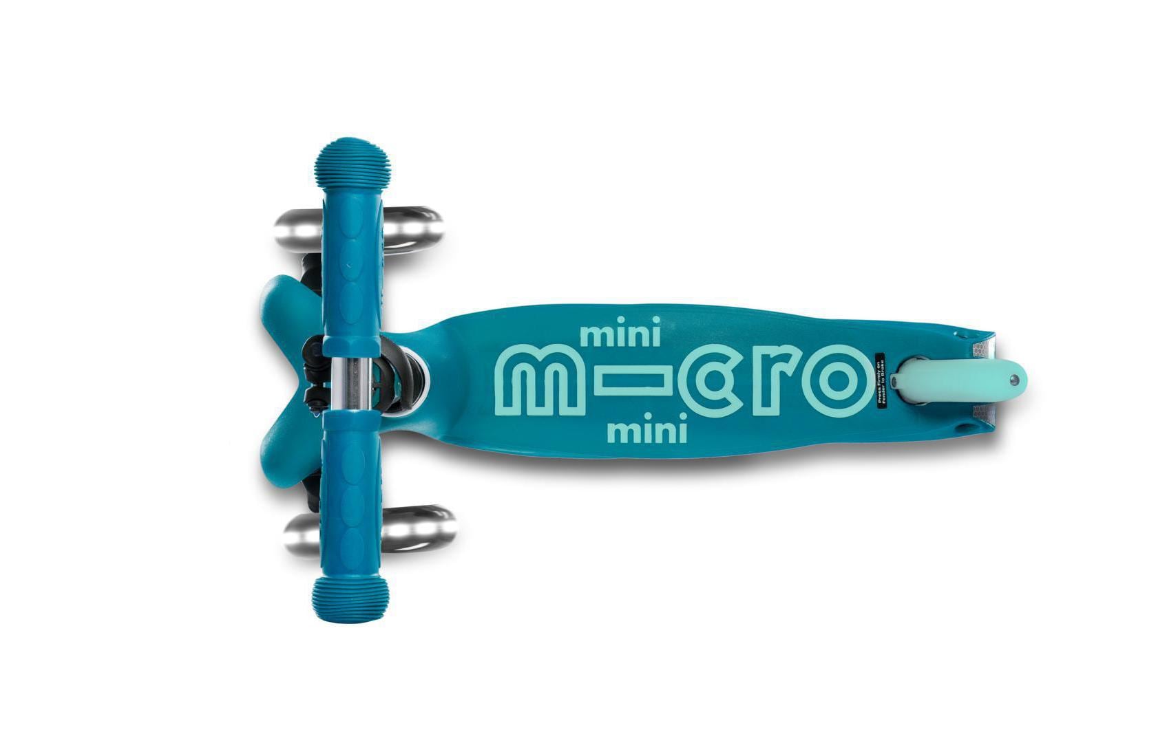 Kickboard Mini Micro Deluxe Aqua (LED)Kickboard