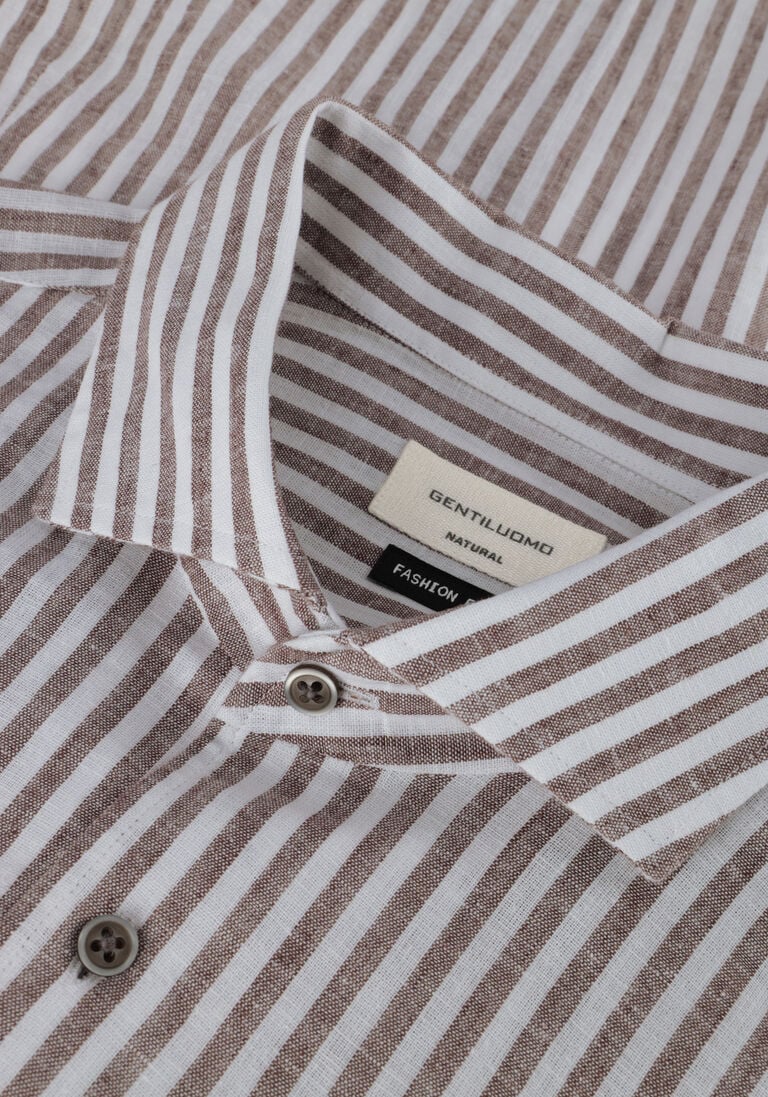 GENTILUOMO bruine gentiluomo casual overhemd s9324-530