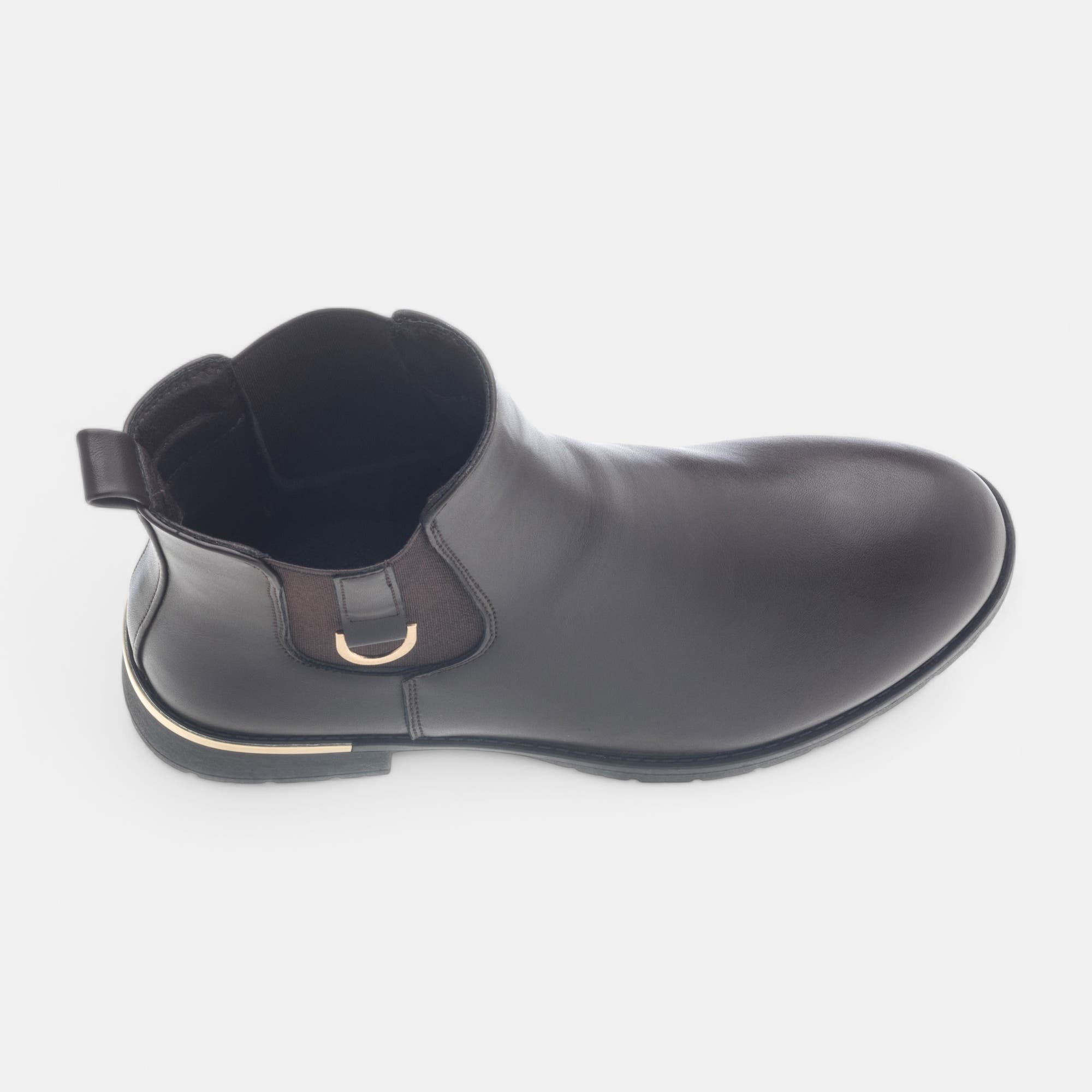 Boots chelsea Femme marron