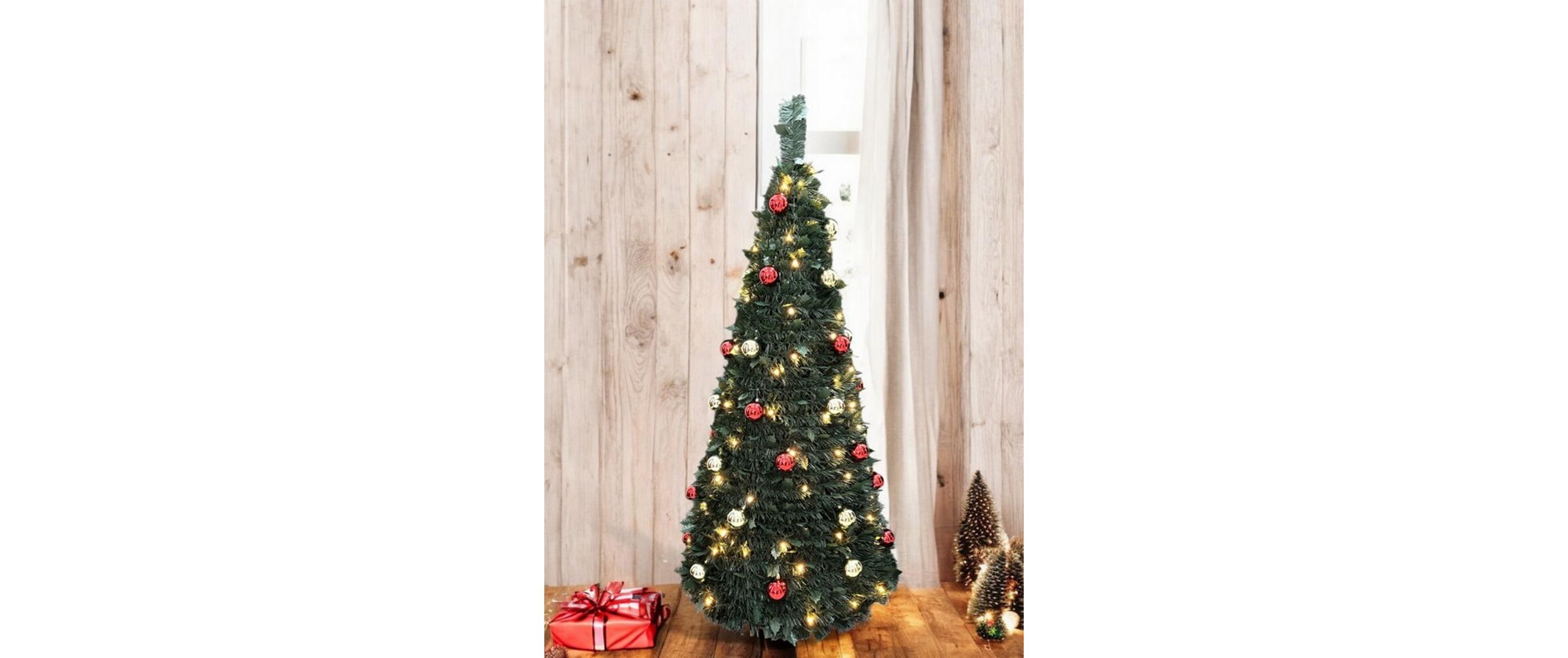 LED Pop-up-tree Grün Höhe: 180 cm<br>Weihnachtsbaum