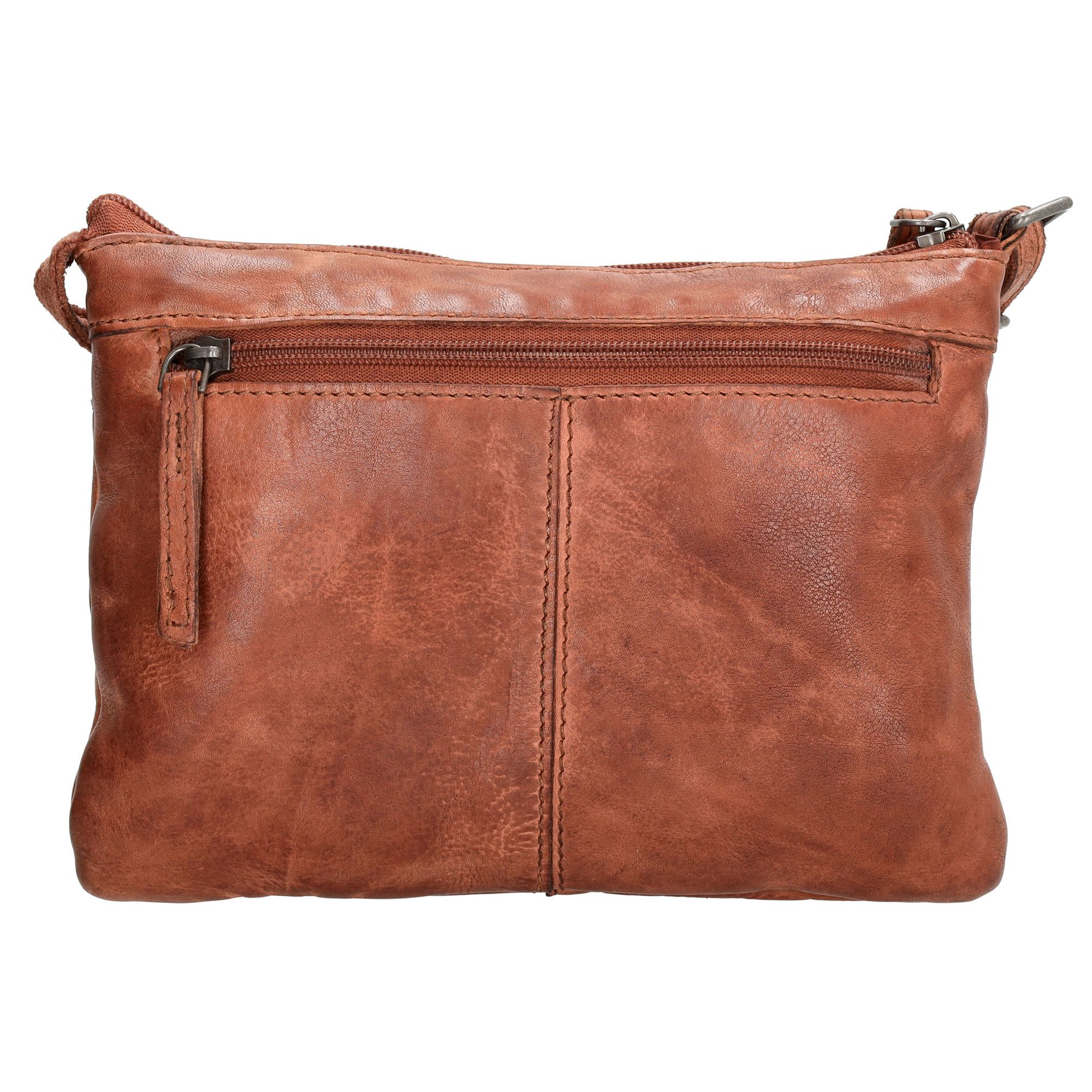 Hide & Stitches Paint Rock Schoudertas Cognac