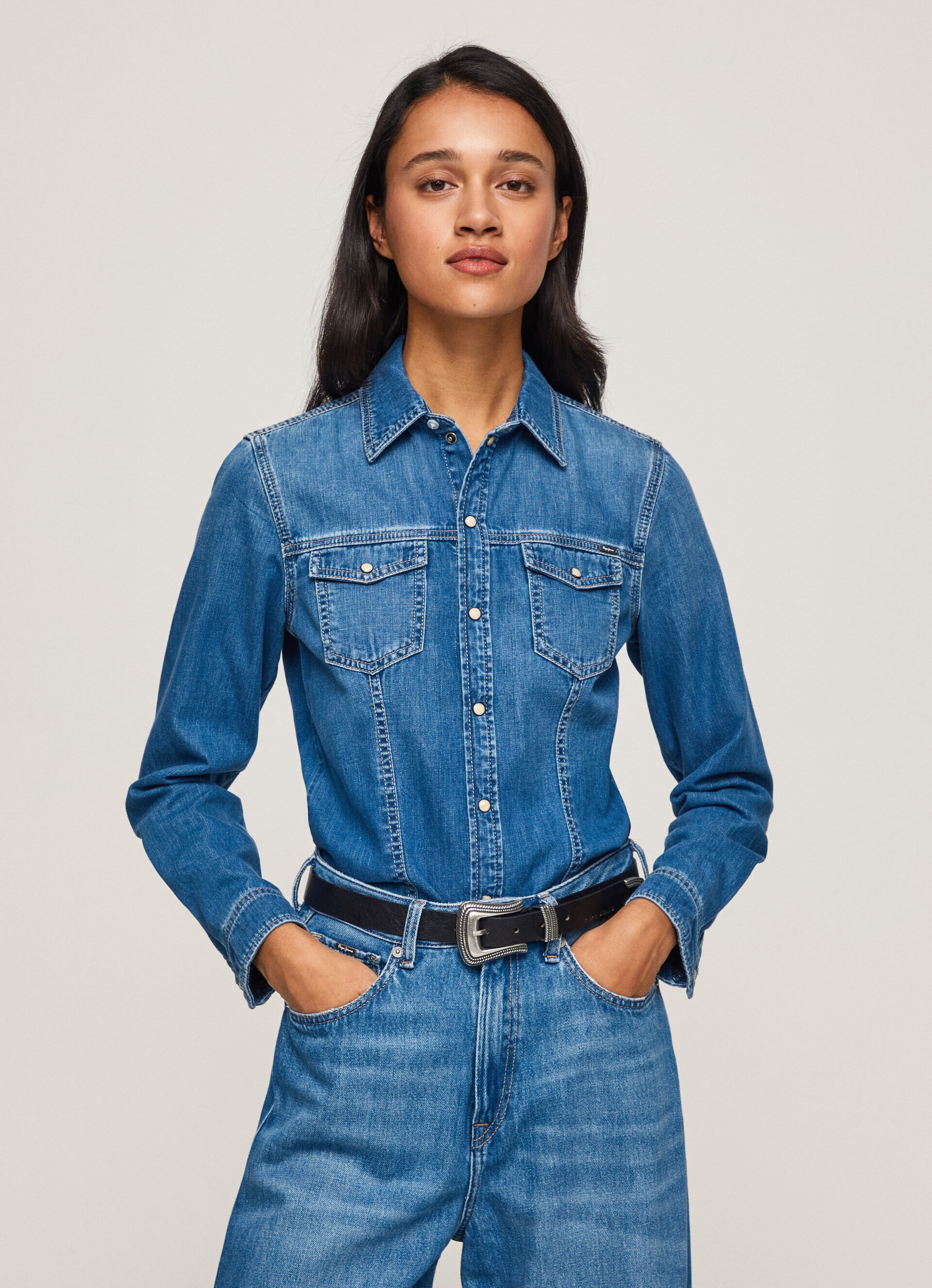 CAMISA JEANS SLIM FIT - jeans