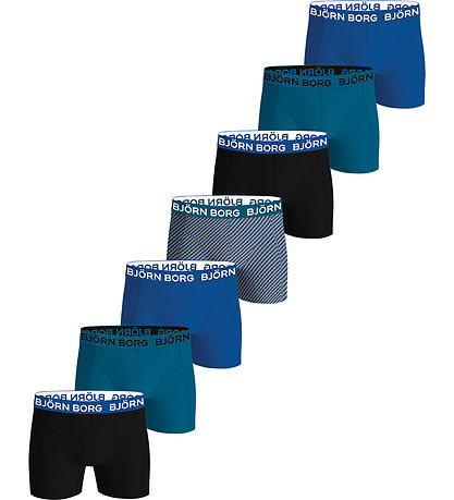 Björn Borg Boxershorts - 7er-Pack - Schwarz/Blau