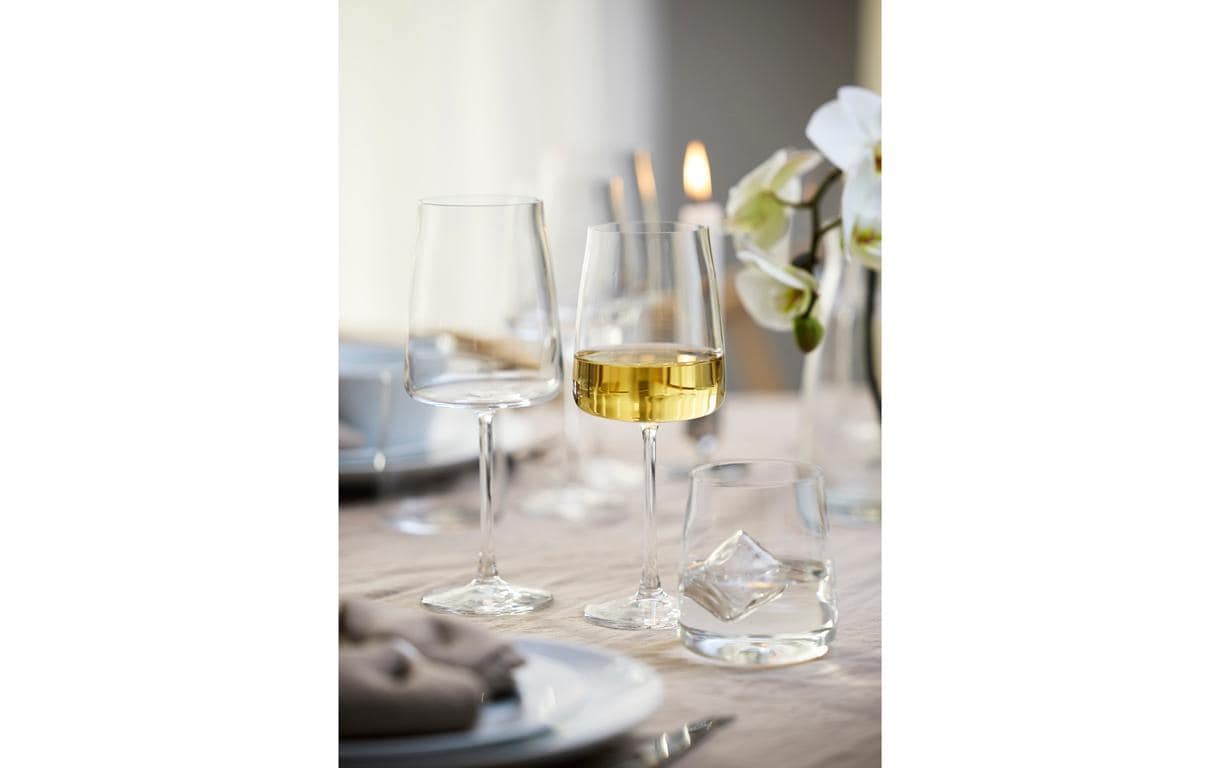 Trinkglas Zero 6 Stück, 42 clWasserglas aus ultraklarem Kristallglas
