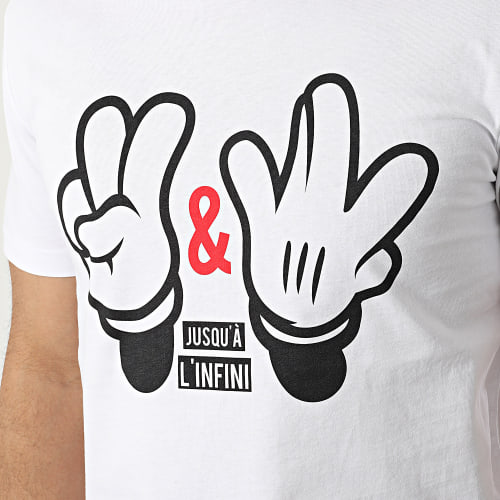 Tee Shirt Y et W Mick Blanc
