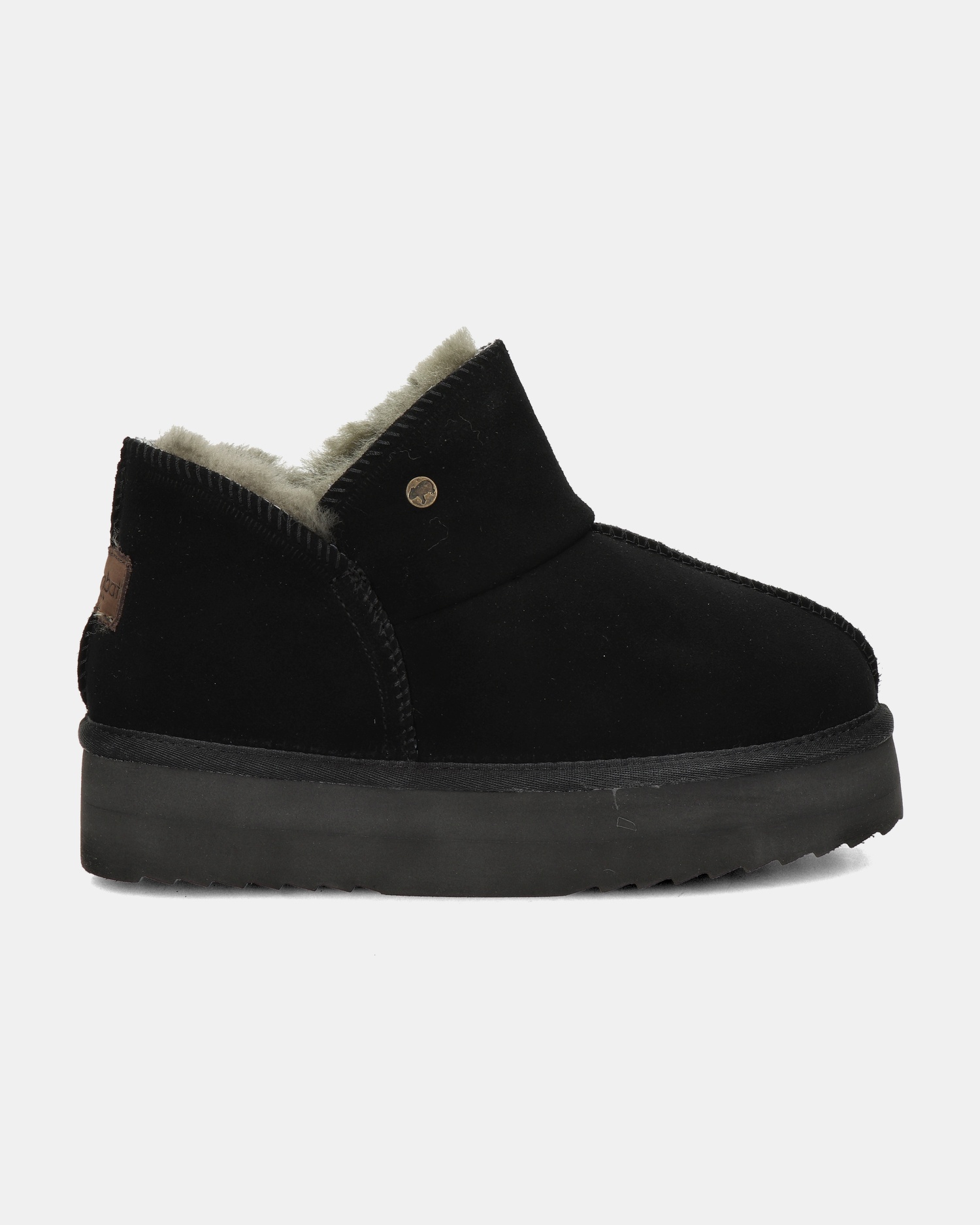 Warmbat Australia Willow Plateau Gevoerde boots  - zwart