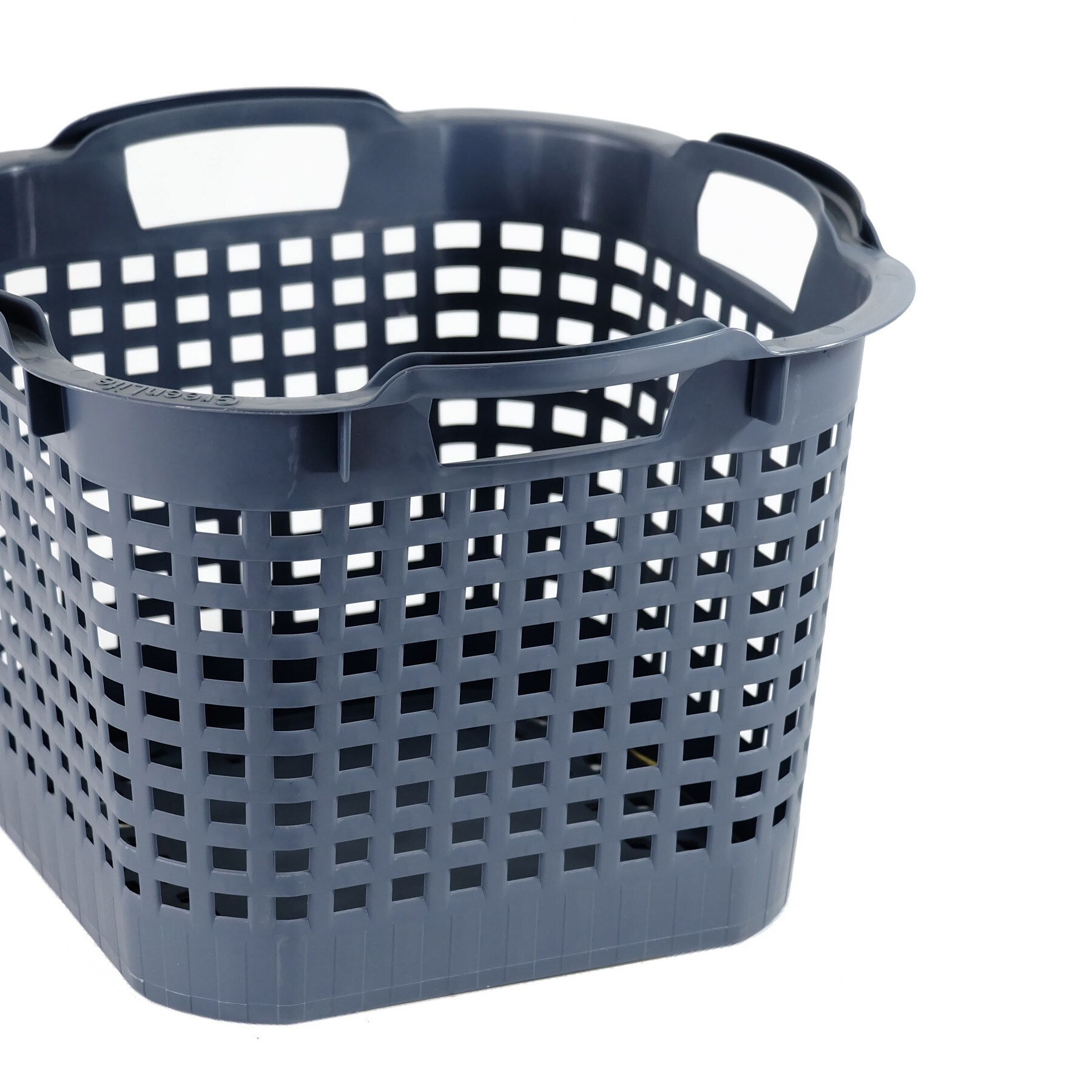GreenLife Uni-Korb 25 kg, 3 Stück, drehstapelbar, grau