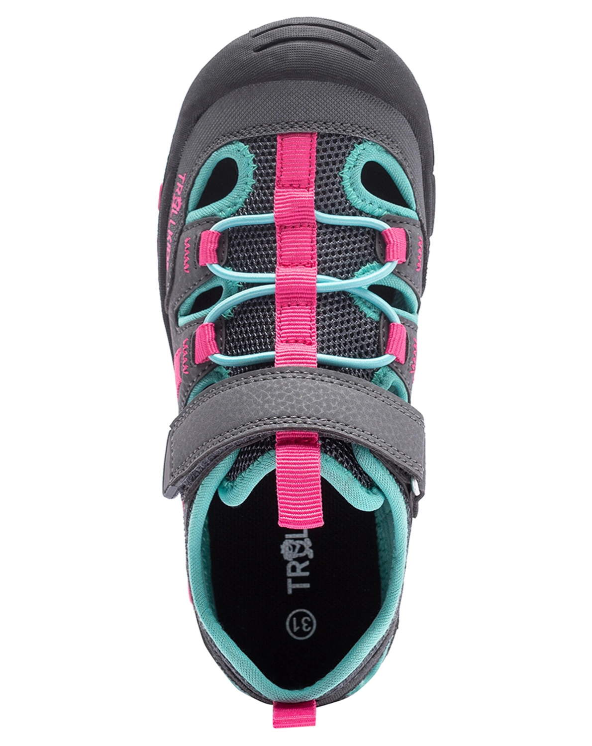 Trekking-Sandalen KROKSAND in anthracite/pink