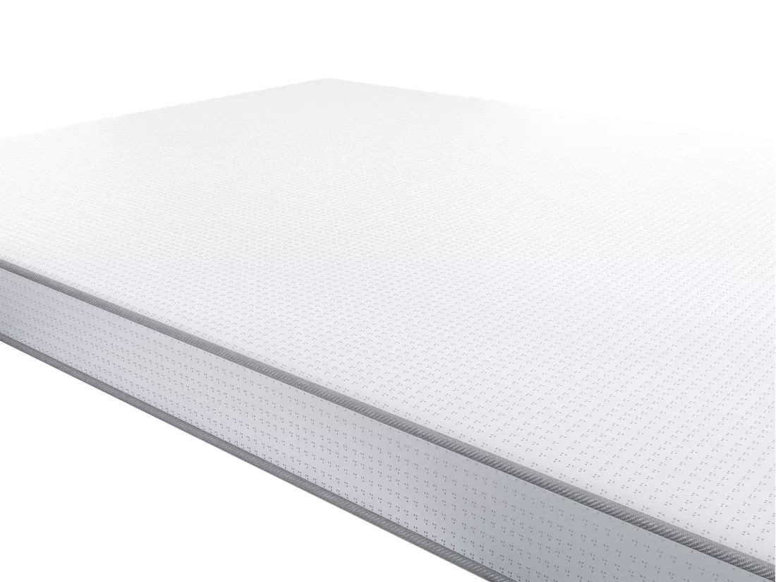 Ensemble 90 x 190 cm sommier coffre blanc + matelas mousse ép.12cm - ASTYANAX II de YSMÉE