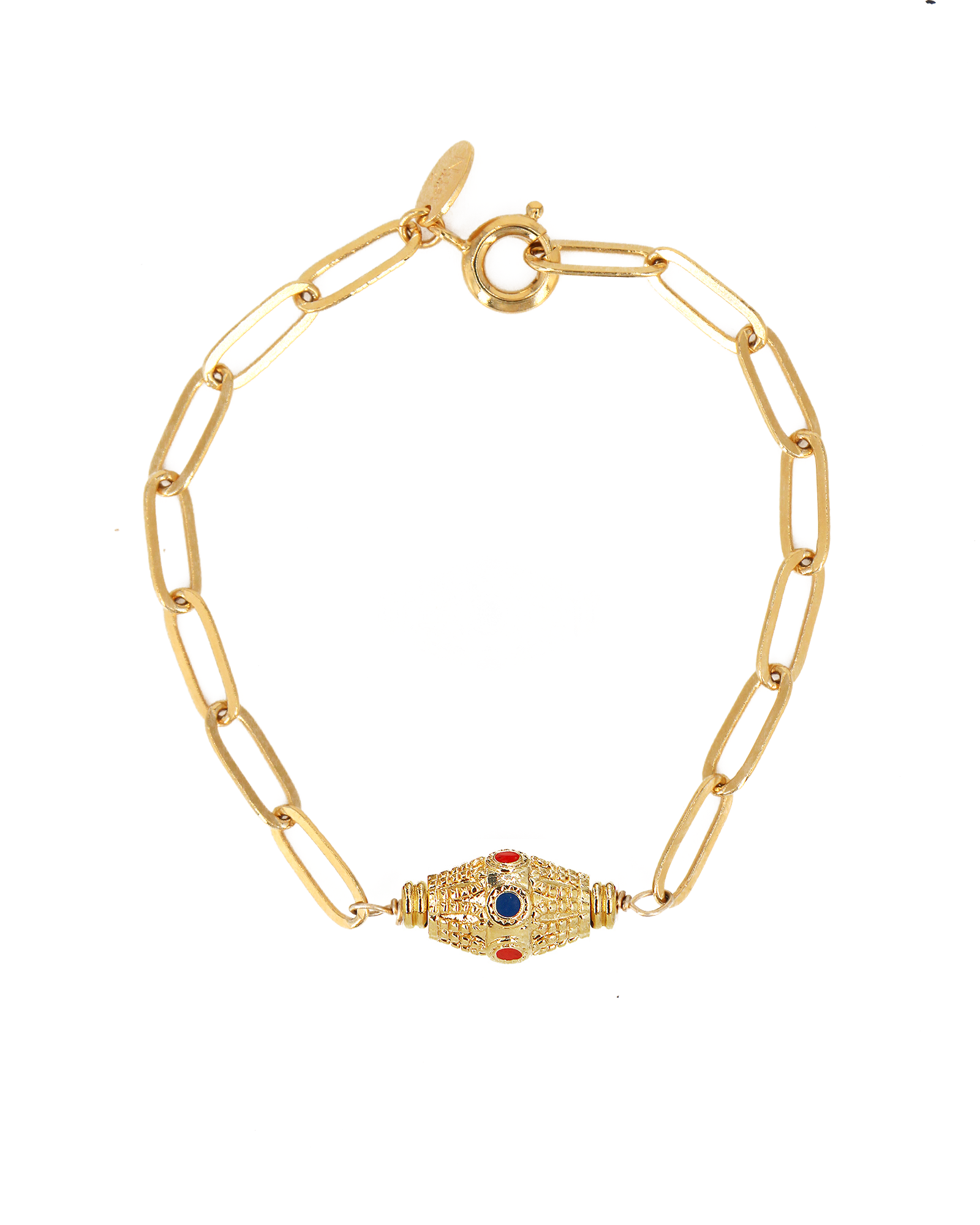 KAMALA - Bracelet chaîne | Bleu