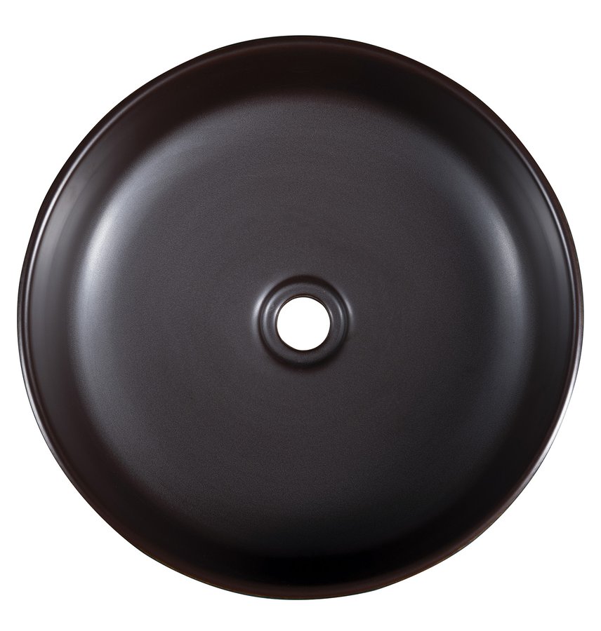 Sapho Priori waskom rond 40cm blauw-bruin