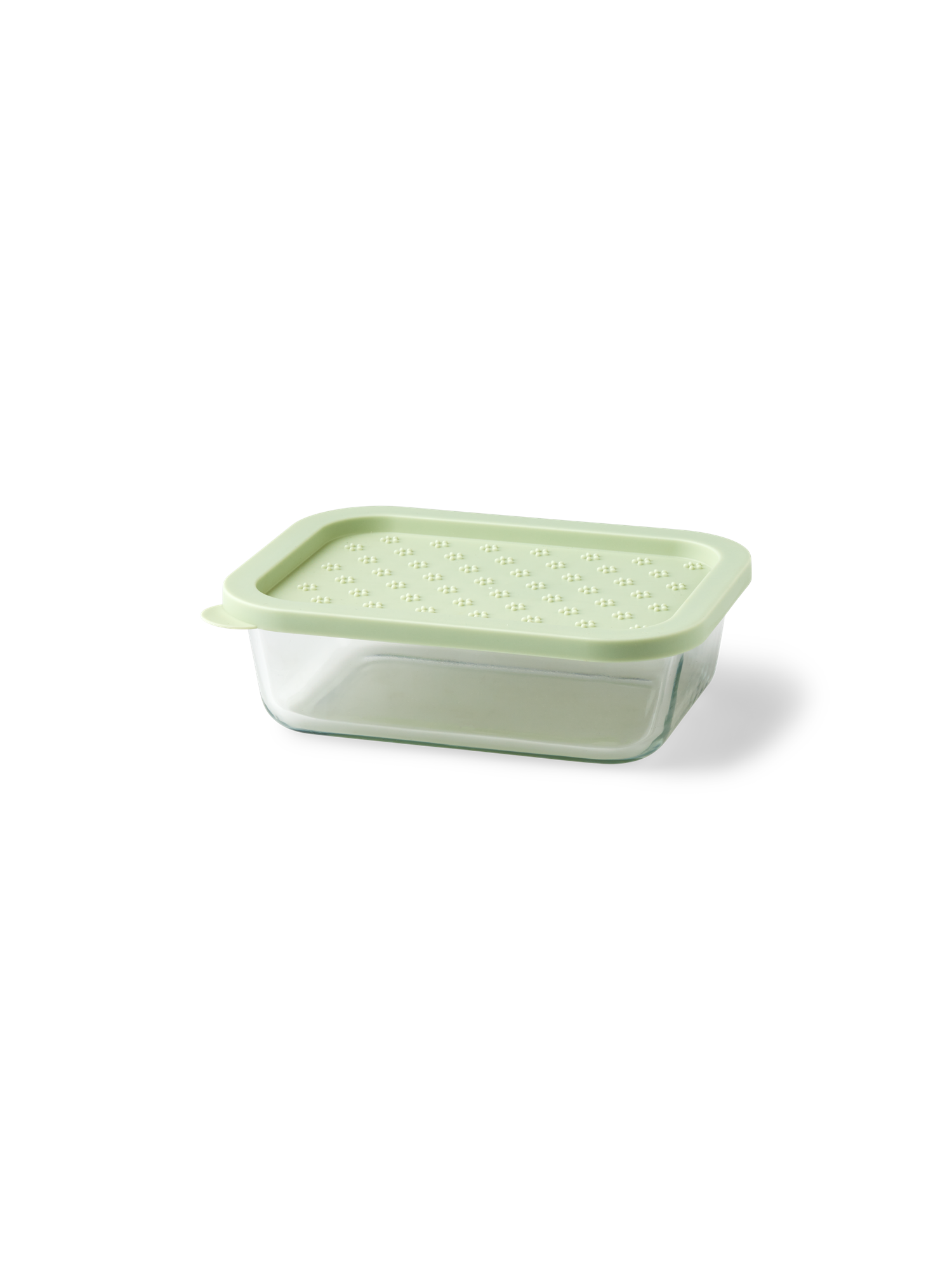 Dekorativ beholder | Glas/polypropylen. 1040 ml. | Dusty Green