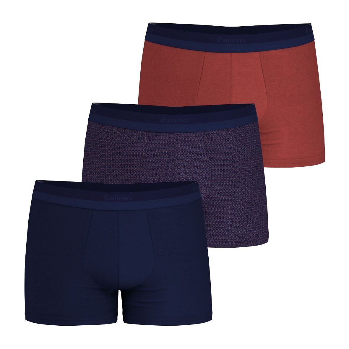 EMINENCE<br>Conjunto de 3 cuecas boxer premium Studio