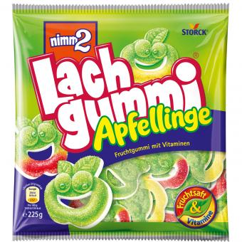 Storck Nimm2 Lachgummi Apfellinge 225g MHD:30.6.25
