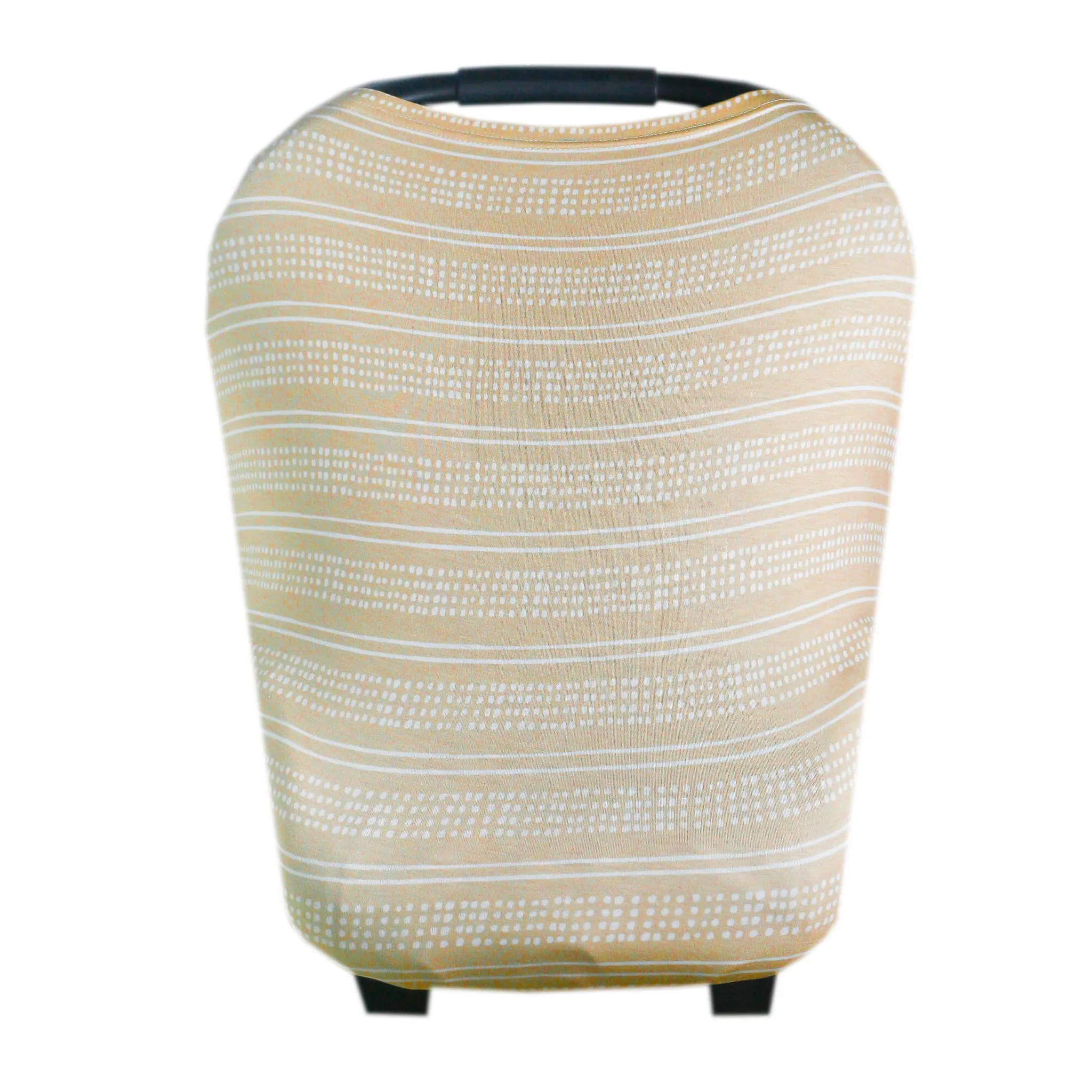 Copper Pearl Housse 5-en-1 Multi-Usage et Foulard d'Allaitement - Clay Beige