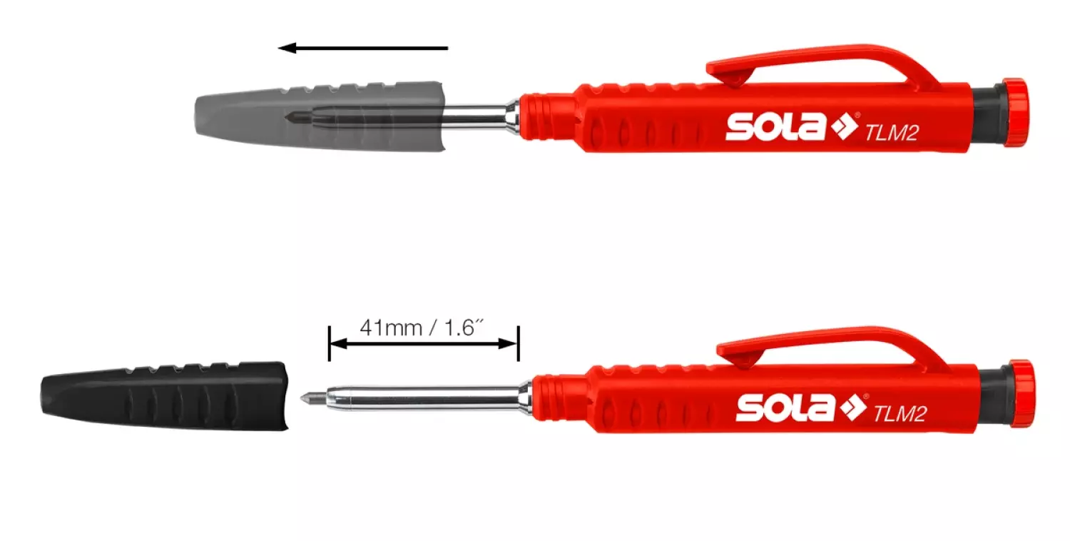 Sola TLM2 Marker voor diepe gaten - grafiet (1st.)
