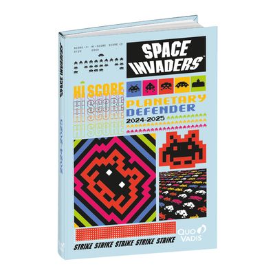 Agenda Space Invaders - 1 jour par page - 12 x 17 cm - différents modèles disponibles - Quo Vadis