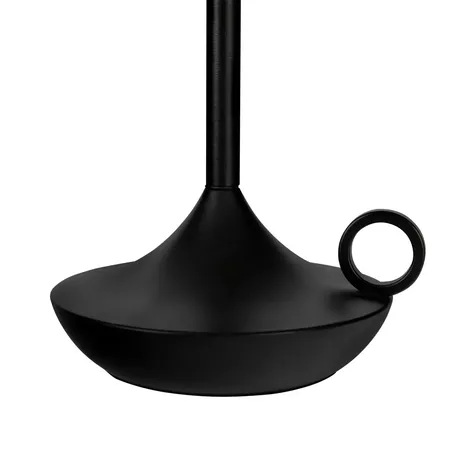 Idena LED Tischleuchte mit Akku, schwarz, 26cm, dimmbar