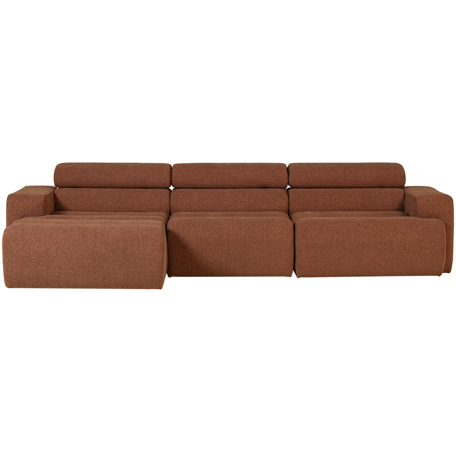WOOOD Novi Chaise Longue Bank Links - Polyester - Terra