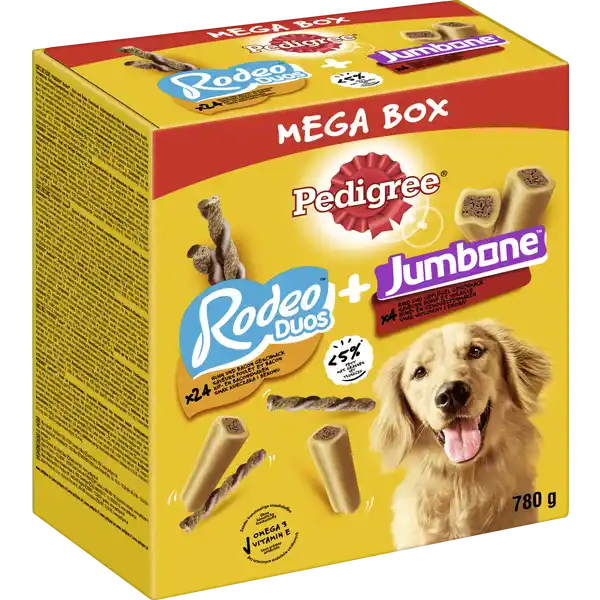 Mega Box Snacks mit Rodeo Duos & Jumbone Riesenknochen