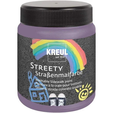 KREUL Streety Straßenmalfarbe in Luftballonlila, 200 ml