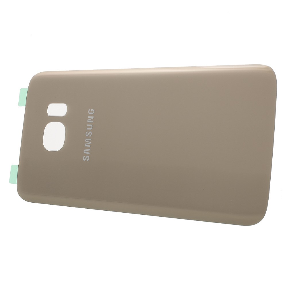 OEM Samsung Galaxy S7 Edge Backcover Ersatz Rückseite mit Kleber - Gold