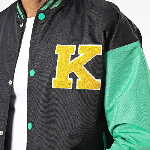 Veste Teddy LL2019 Noir Vert