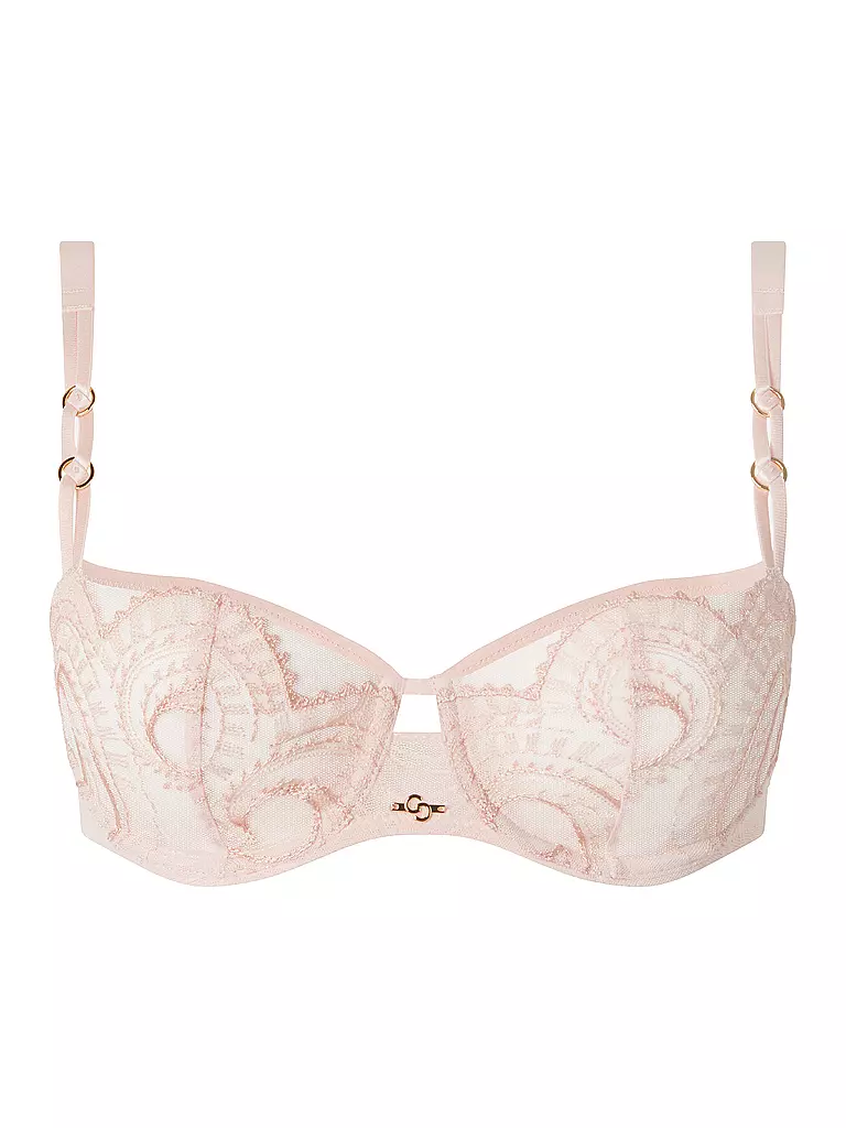 CHANTELLE Balconette BH MYSTIC CREAM taffeta pink rosa
