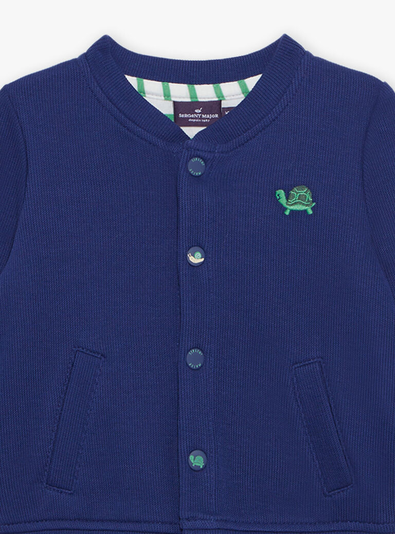 Gilet bleu nuit esprit veste