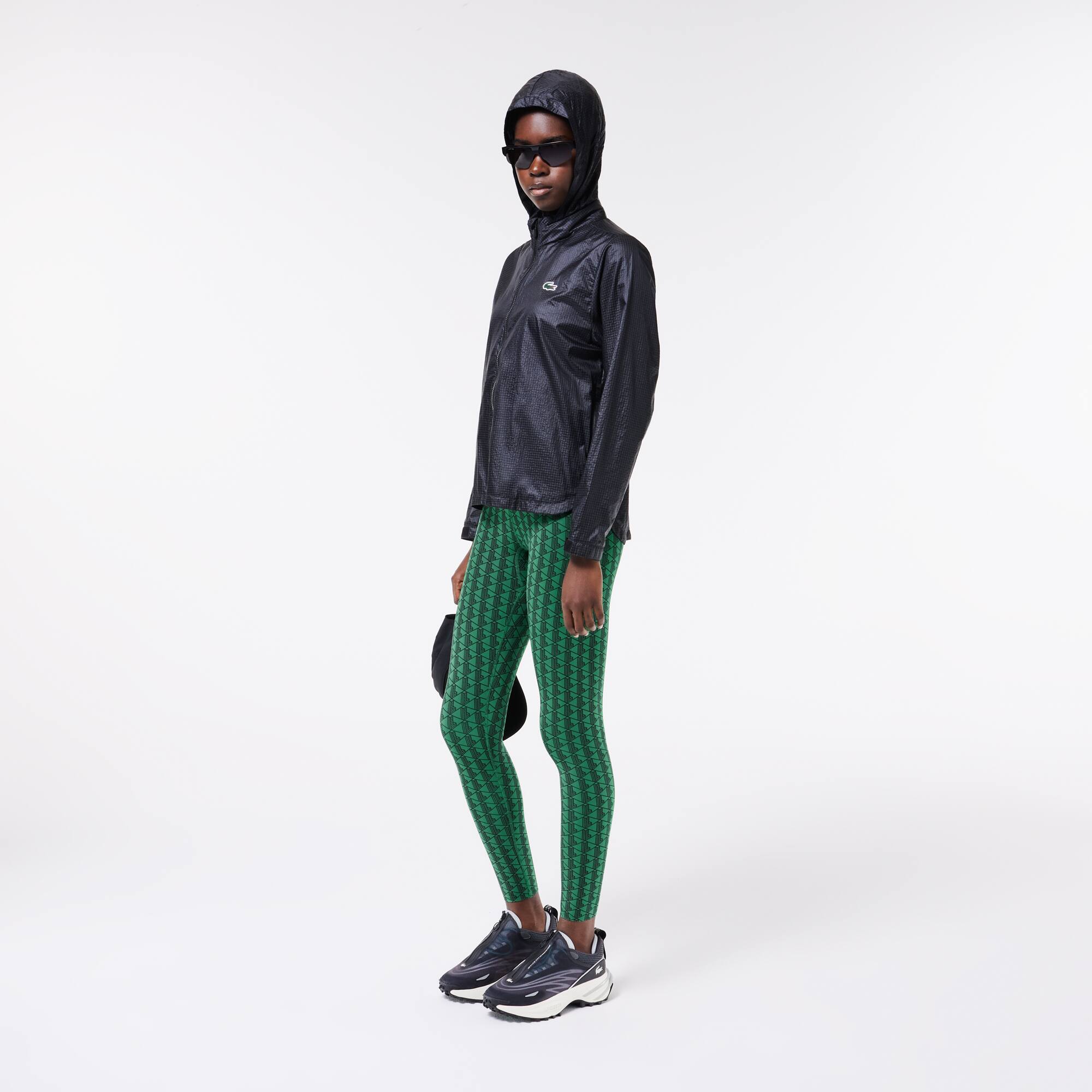 Legging Sport imprimé monogramme Pantalons de survêtement - Vert - Lacoste - Femme