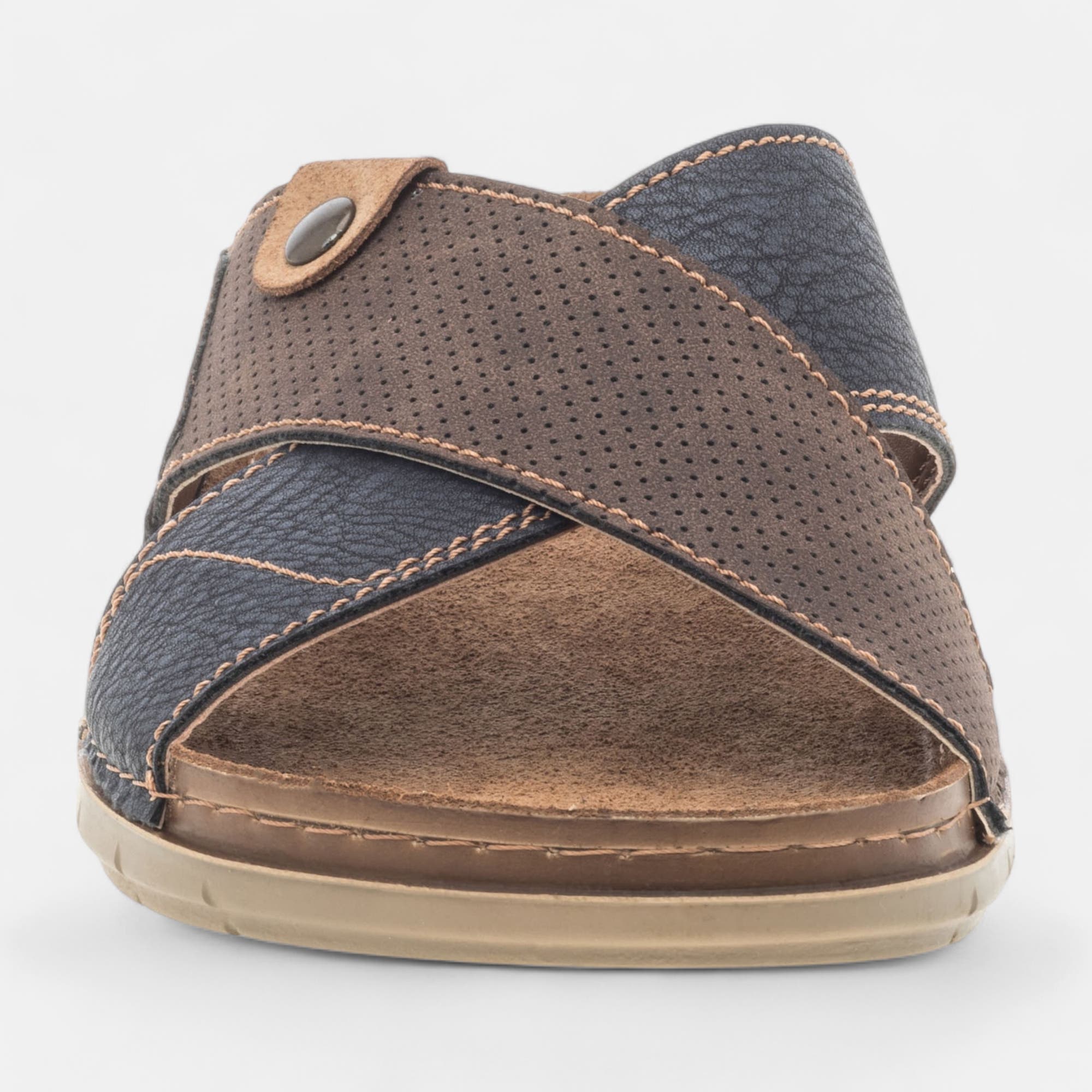 Mules Homme bleu marine