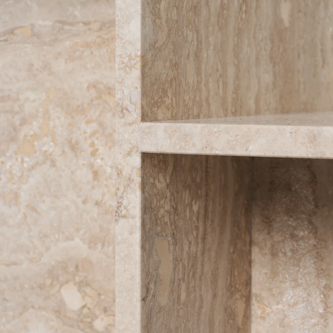 Ferm Living Distinct Bijzettafel - Travertine