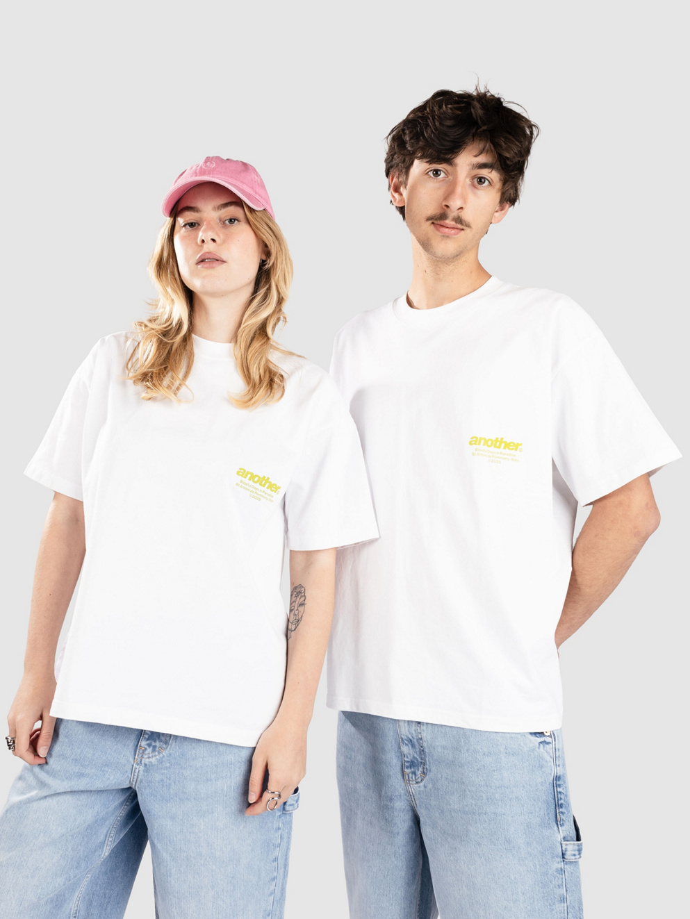 Another Cotton Lab El Paraiso Oversized T-Shirt white