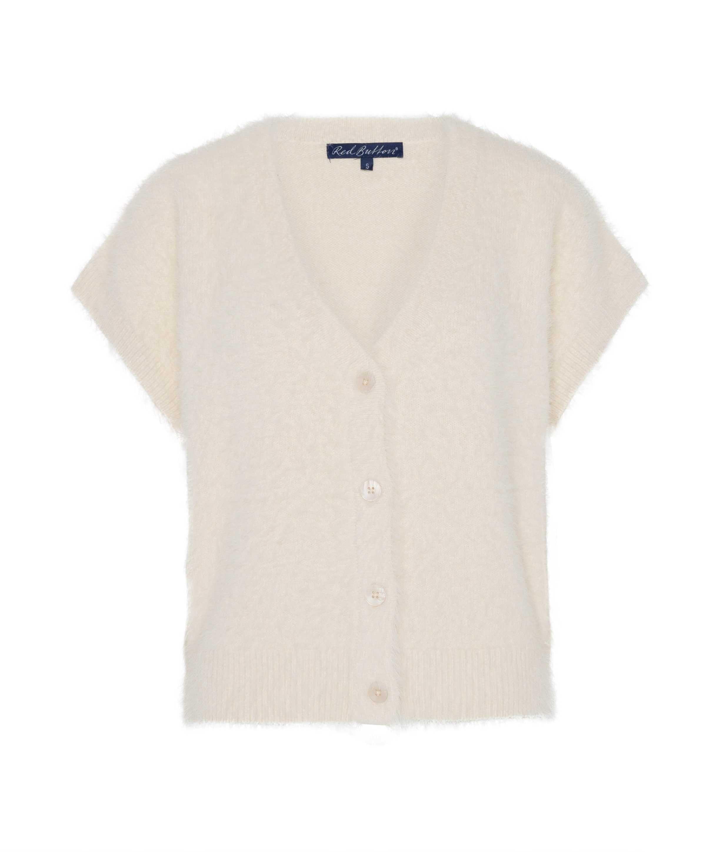 Red Button Dames gilet ecru