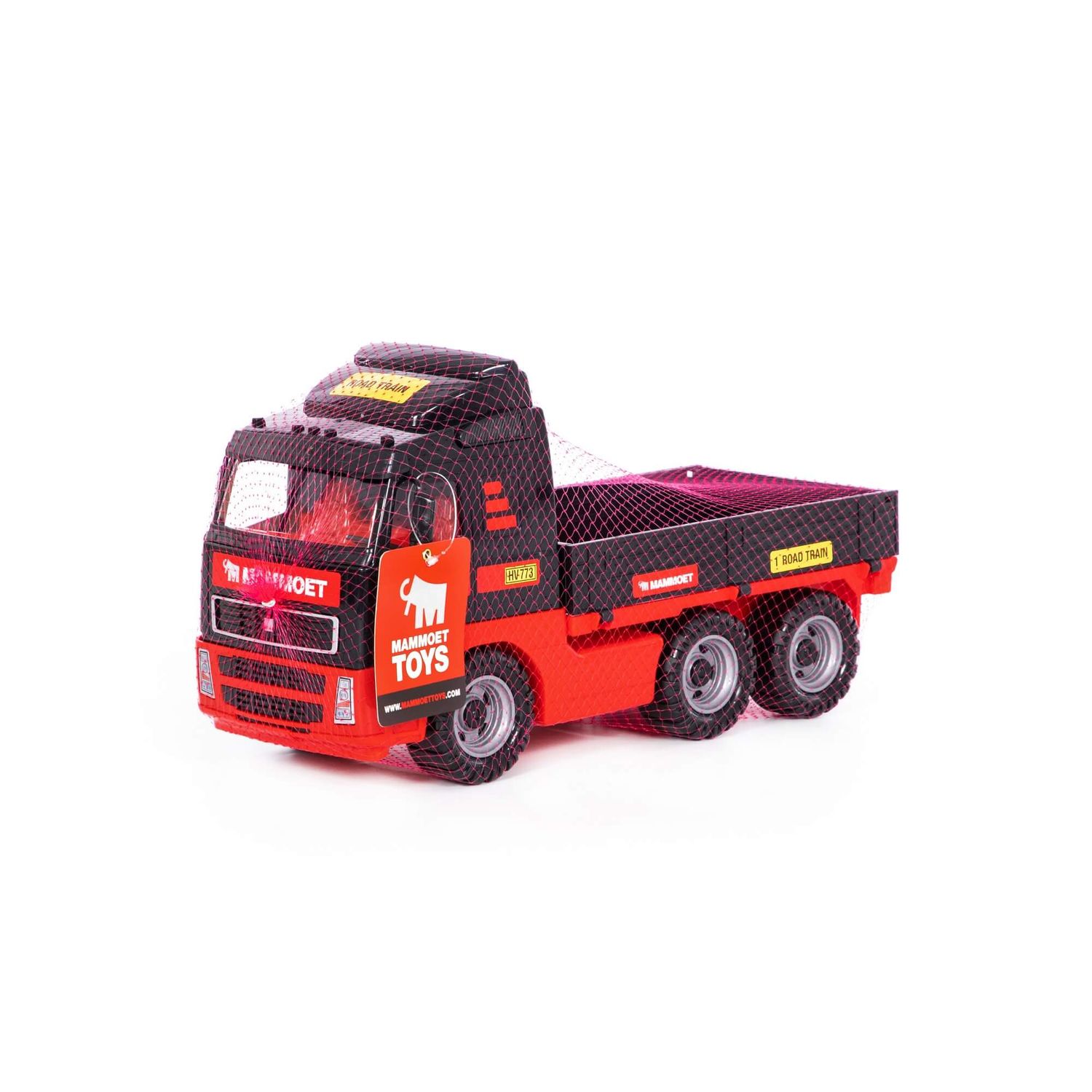 Polesie Spielzeug-LKW 95343, Ladefläche, Kunststoff, Pritschenwagen, ab 1 Jahr rot