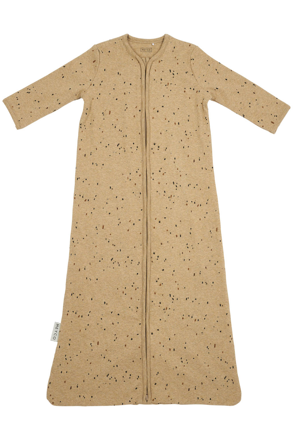 baby slaapzak Rib Mini Spot toffee melange