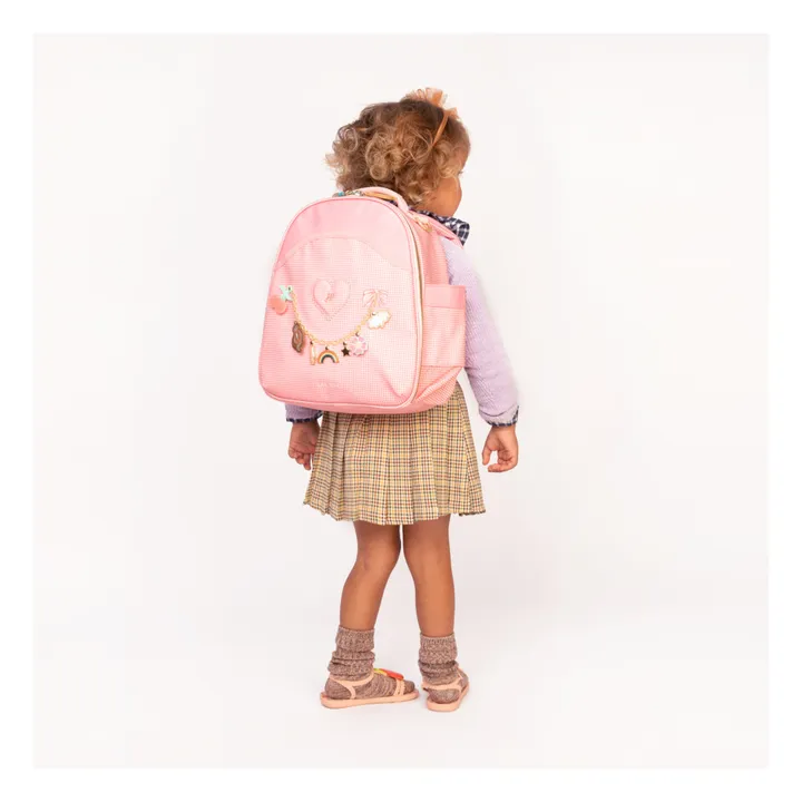 Jeune Premier Sac à Dos Ralphie Vichy Love | Rose