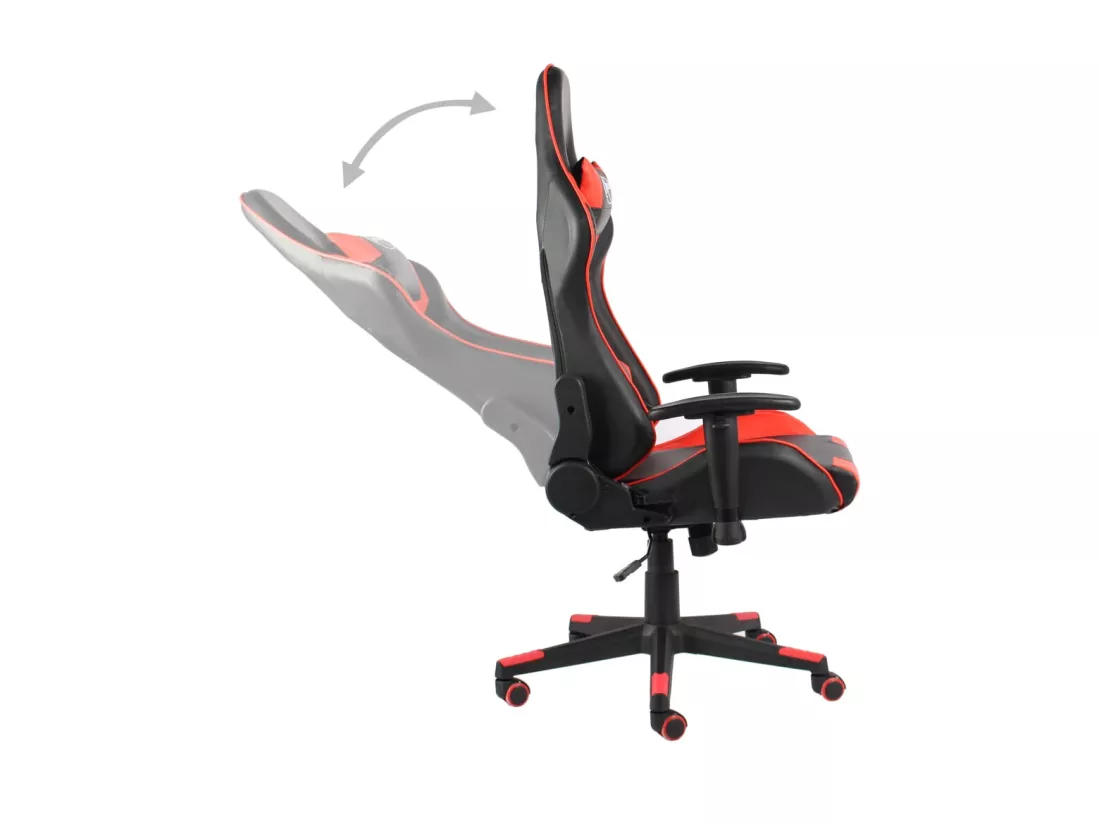 Chaise de jeu pivotante Rouge PVC