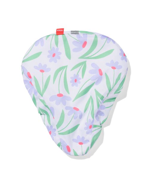 housse de selle vélo imperméable avec fleurs