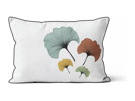 Coussin 32x50 cm GINKGO, par Soleil d'Ocre