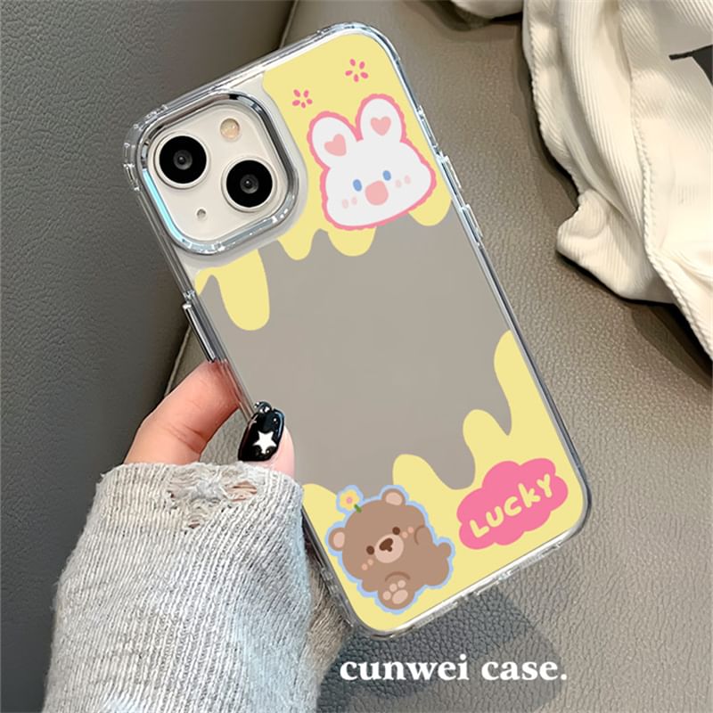 Phone in the Shell - Animal Mirrored Phone Case - iPhone 15 Pro Max / 15 Pro / 15 Plus / 15 / 14 Pro Max / 14 Pro / 14 Plus / 14 / 13 Pro Max / 13 Pro / 13 / 13 mini / 12 Pro Max / 12 Pro / 12 / 12 mini / 11 Pro Max / 11 Pro / 11