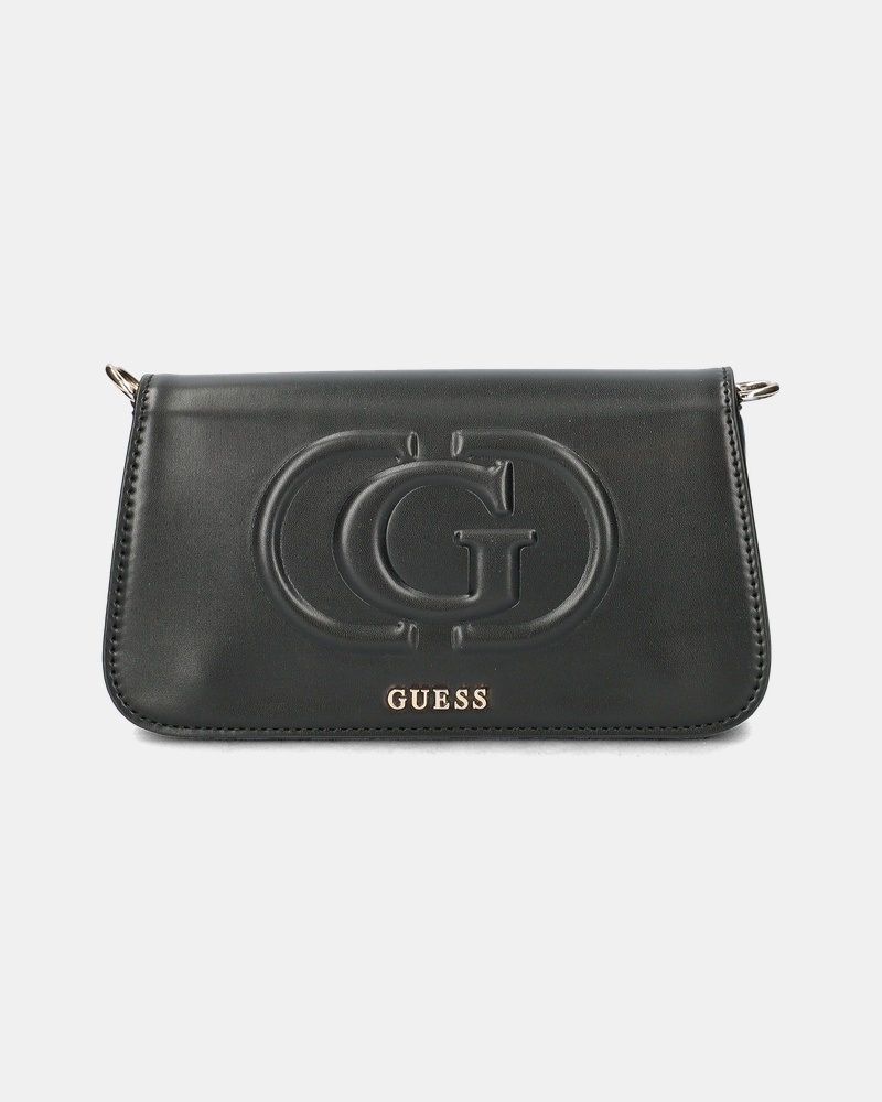 Guess Eco Mietta Flap Schoudertas  - zwart