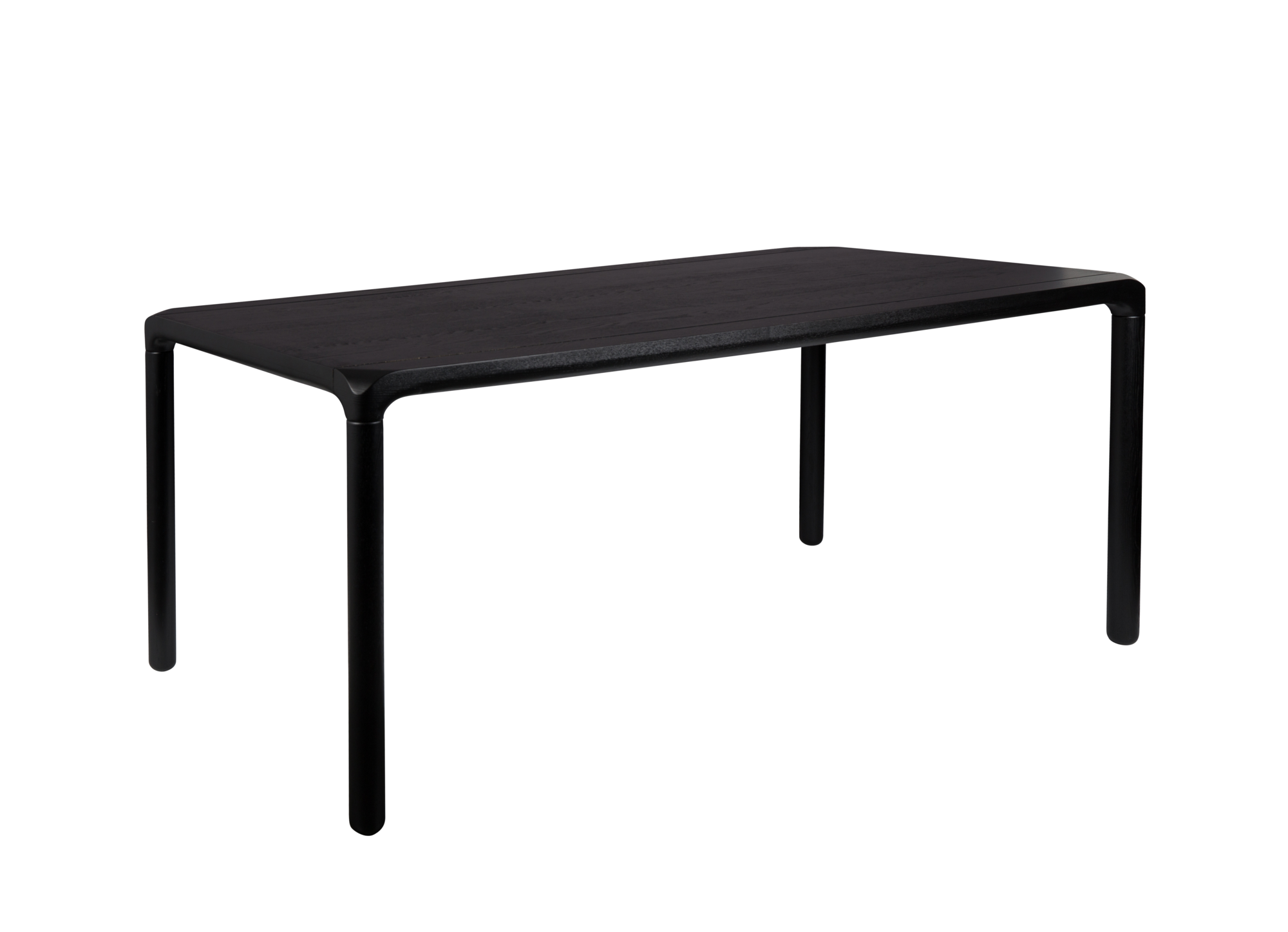 Eettafel Storm zwart 220 x 90 cm