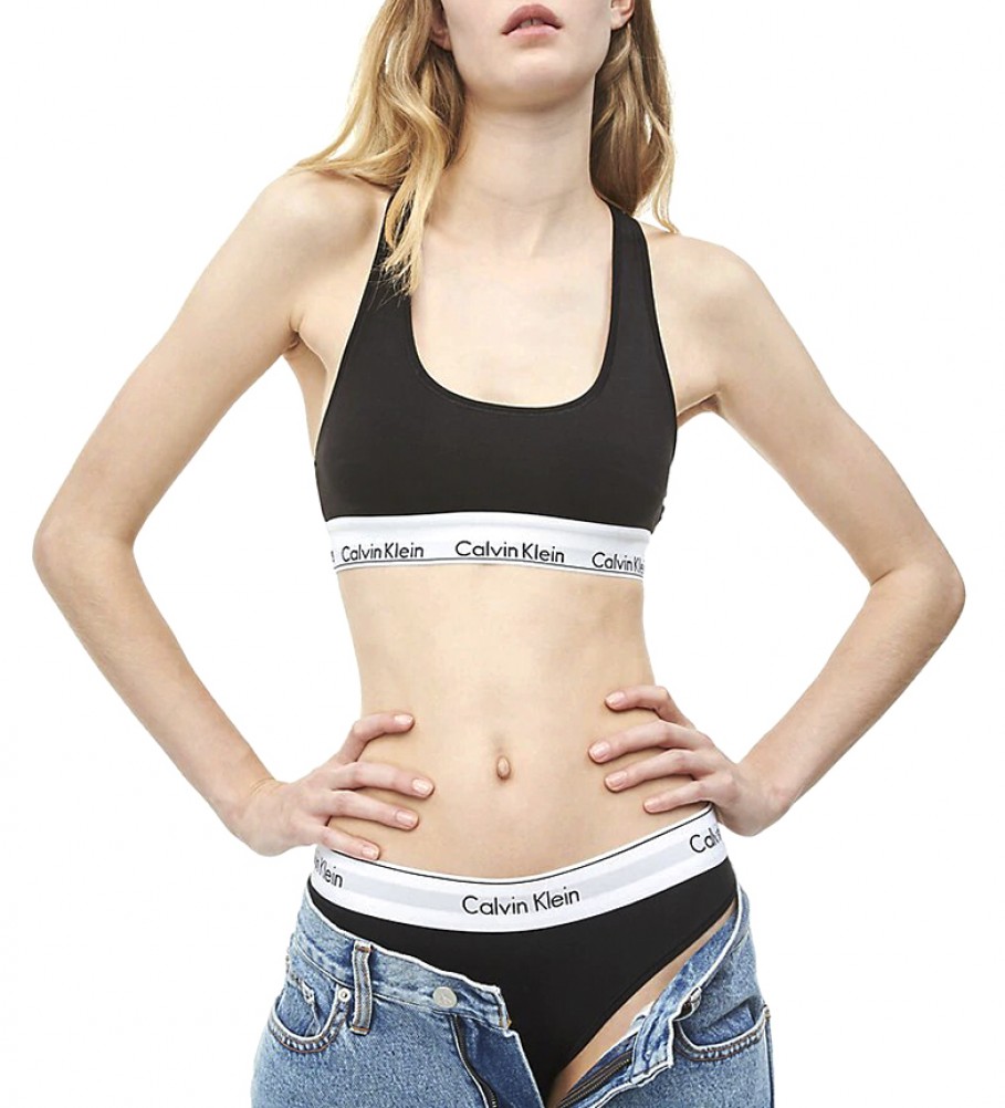 Calvin Klein Braguita Clásica Modern Cotton negro
