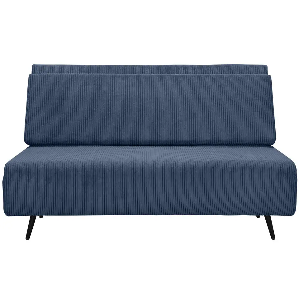 Mallory - Slaapbank 140 cm in blauwe stof
