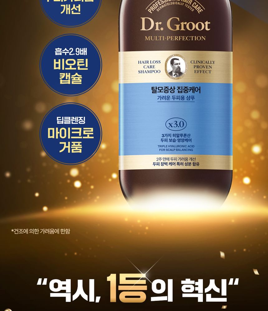 Dr. Groot - Multi-Perfection Shampoo tegen Haaruitval voor een Jeukende Hoofdhuid